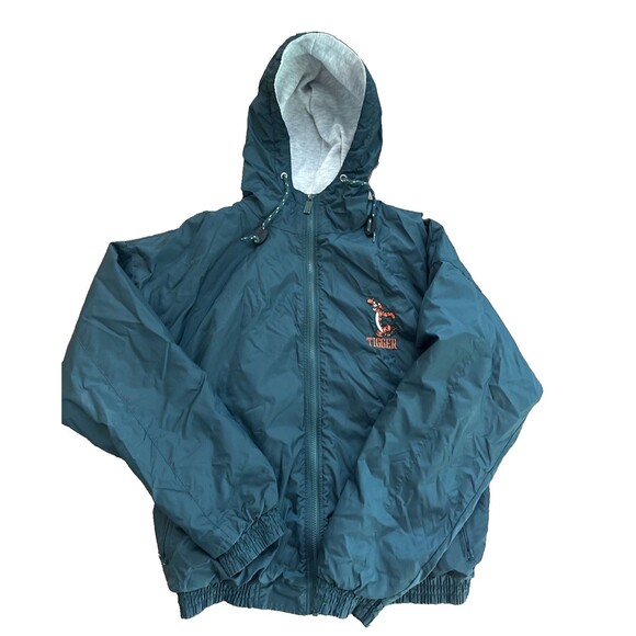 Disney Jackets & Blazers - Vintage Y2K Disney Store Tigger Green Windbreaker Jacket With Spellout Size Med